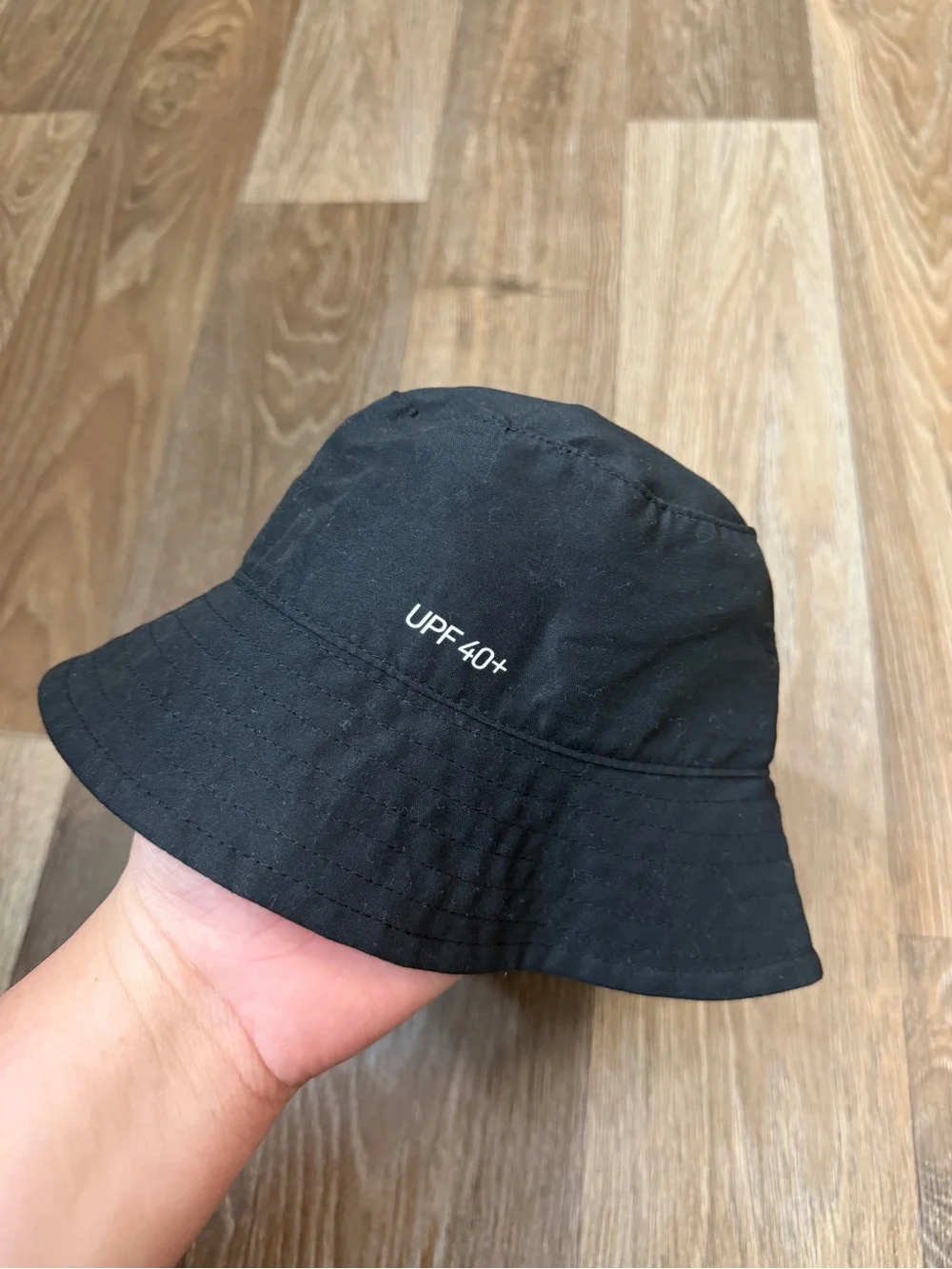 Nike Black Bucket Hat with White Swoosh
